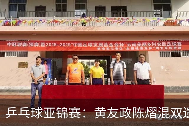 乒乓球亚锦赛：黄友政/陈熠混双遗憾摘银