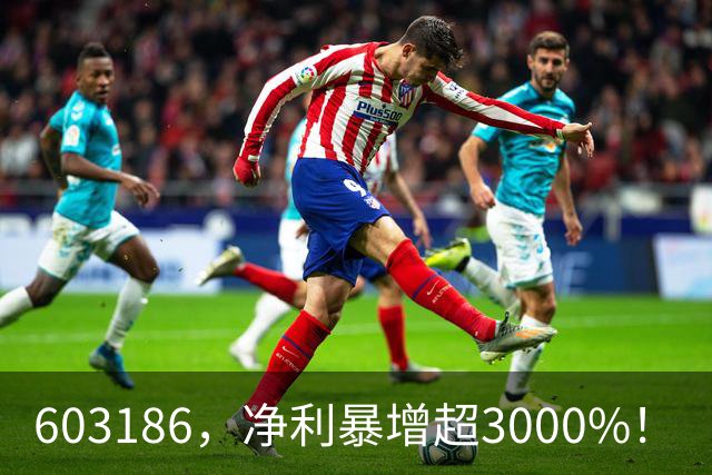 603186，净利暴增超3000%！